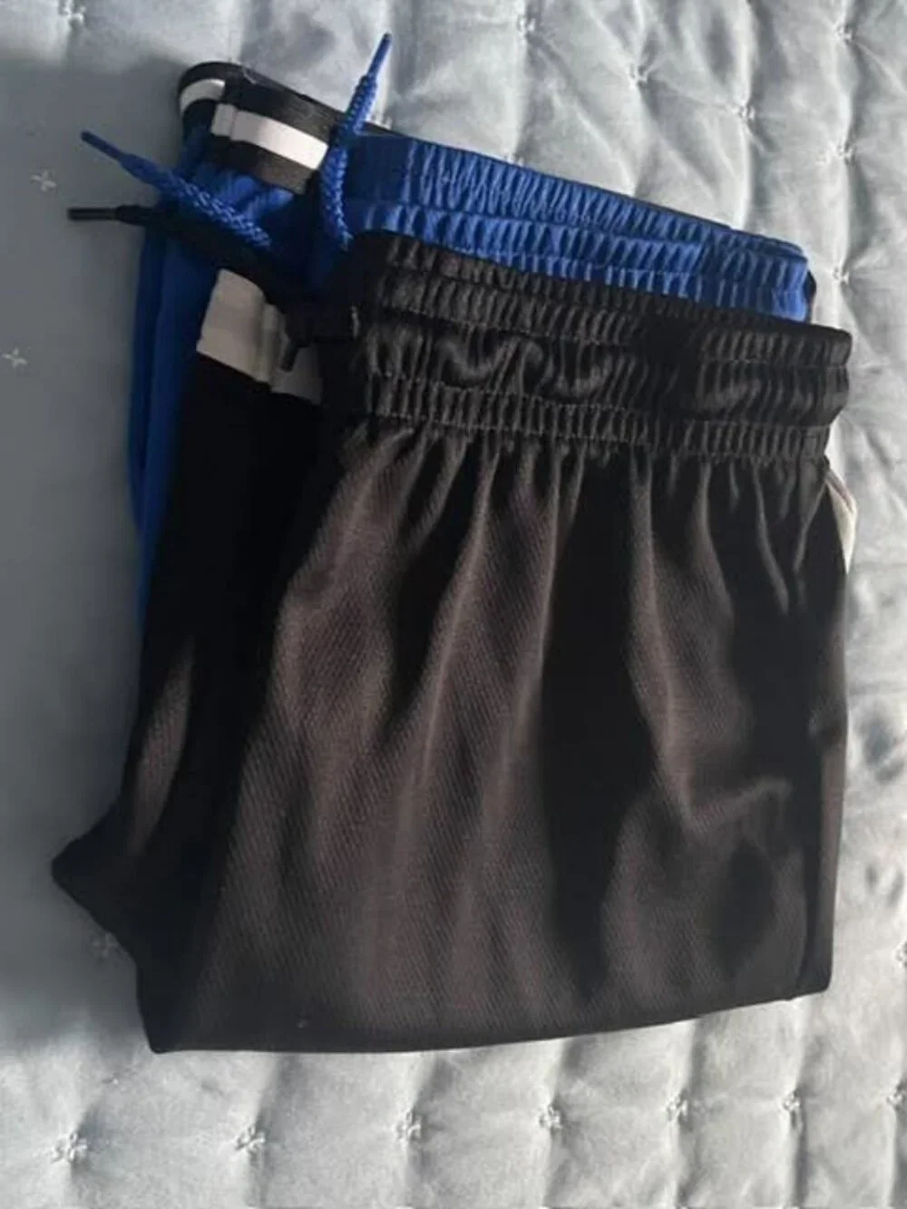 The Children's Place Boys Striped Hem Mesh Basketball Shorts 2-Pack Size 10/12